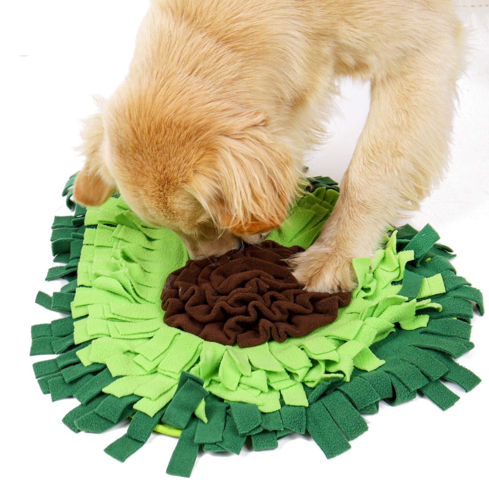 Dog Sniffing Mat Dog Puzzle Toy Pet Snack Feeding Mat Boring Intera... - Zyrawave