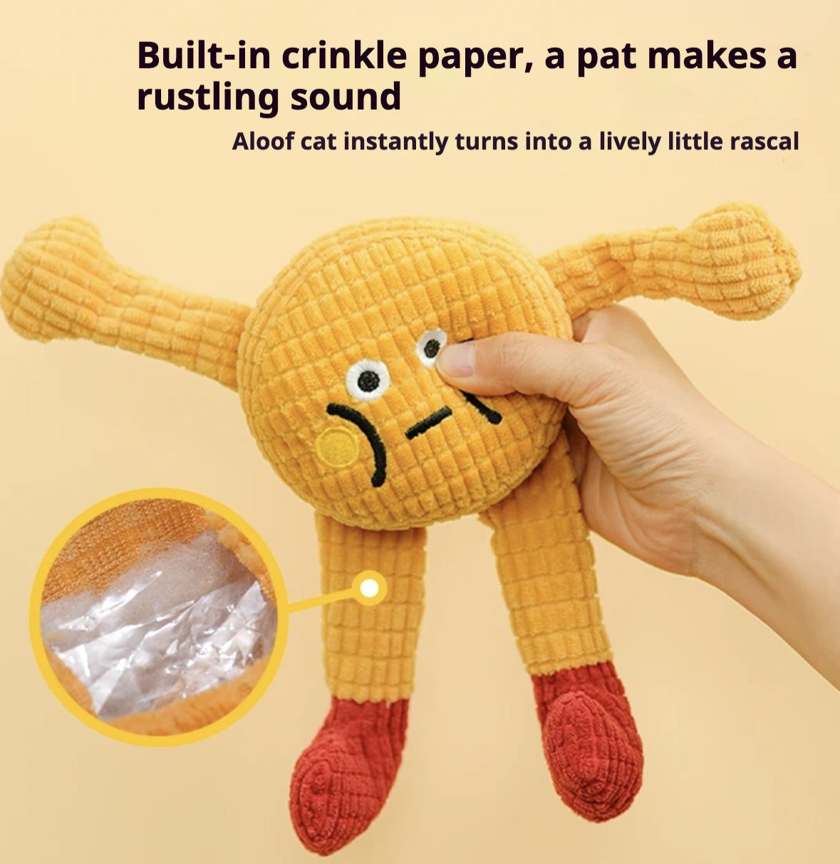 Adorable Squeaky Catnip Toys For Your Cat Or Dog, Perfect For Solo ... - Zyrawave