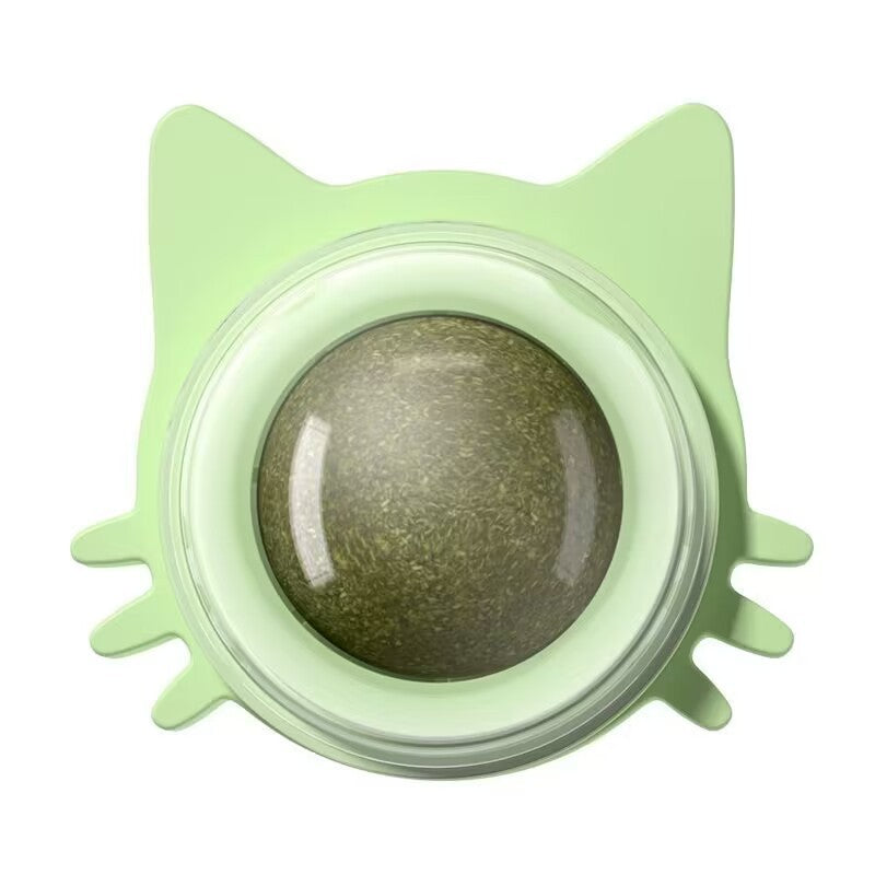 Catnip Ball Wall Edible Rotating - Zyrawave