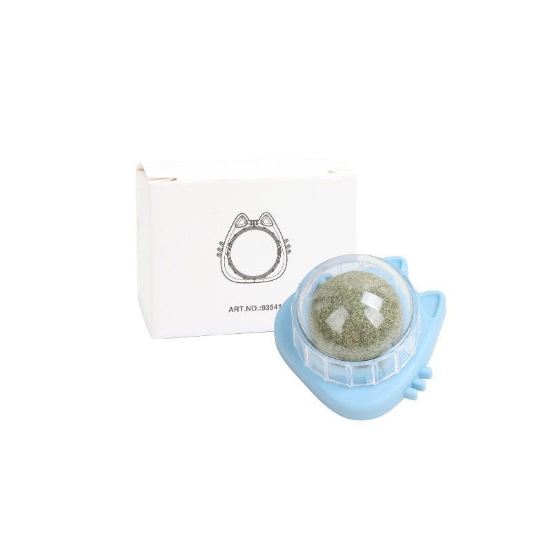 Catnip Ball Wall Edible Rotating - Zyrawave