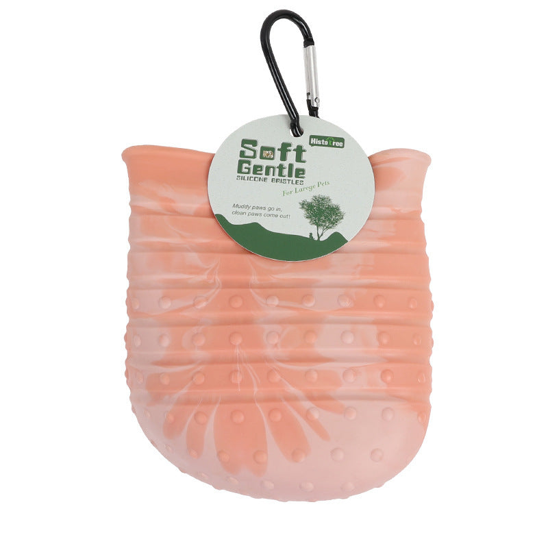 2-in-1 Dog Paw Cleaner Cup – Soft Brush & Foot Washer - Zyrawave