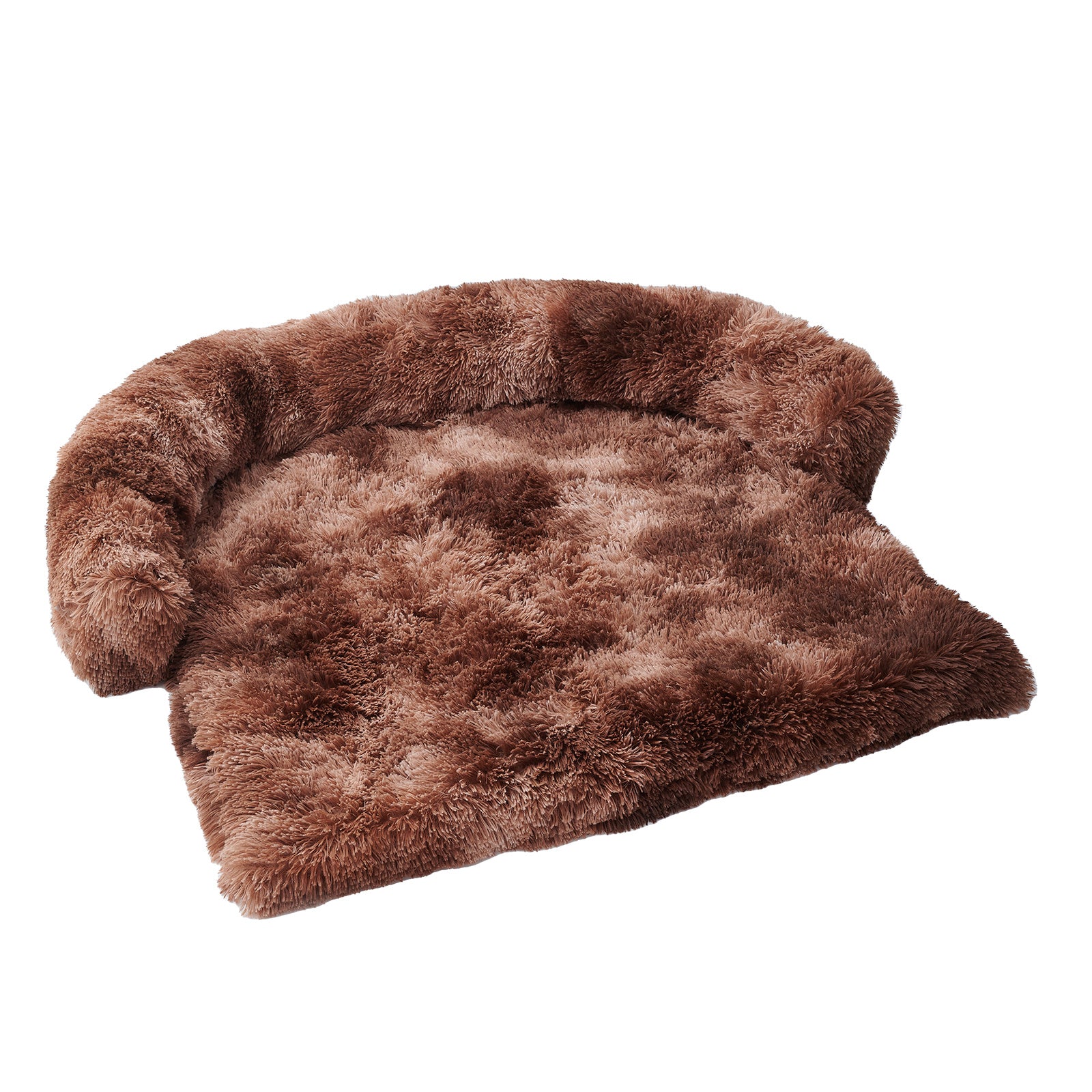 Calming Dog Bed Fluffy Plush Dog Mat For Furniture Protector With Z... - Zyrawave
