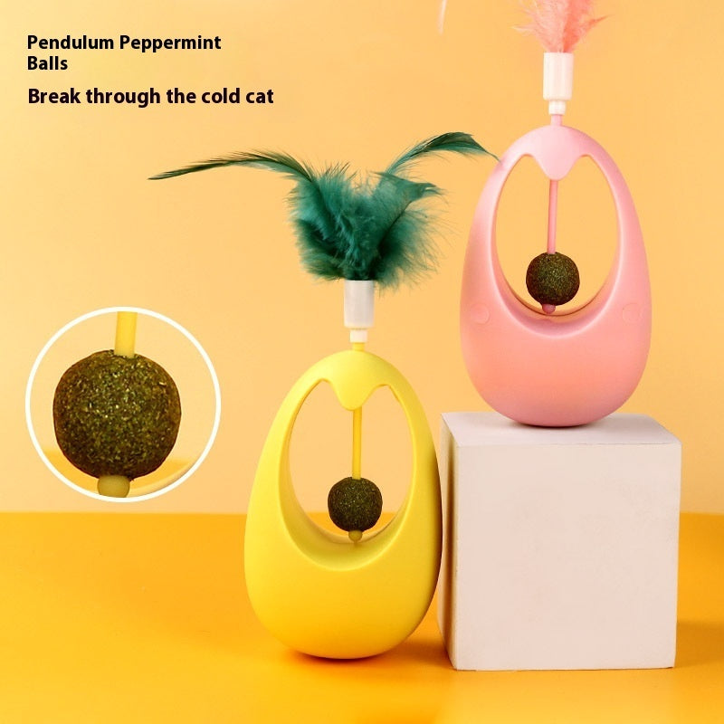 Catnip Ball Tumbler Cat Teaser Molar Cat Toy - Zyrawave
