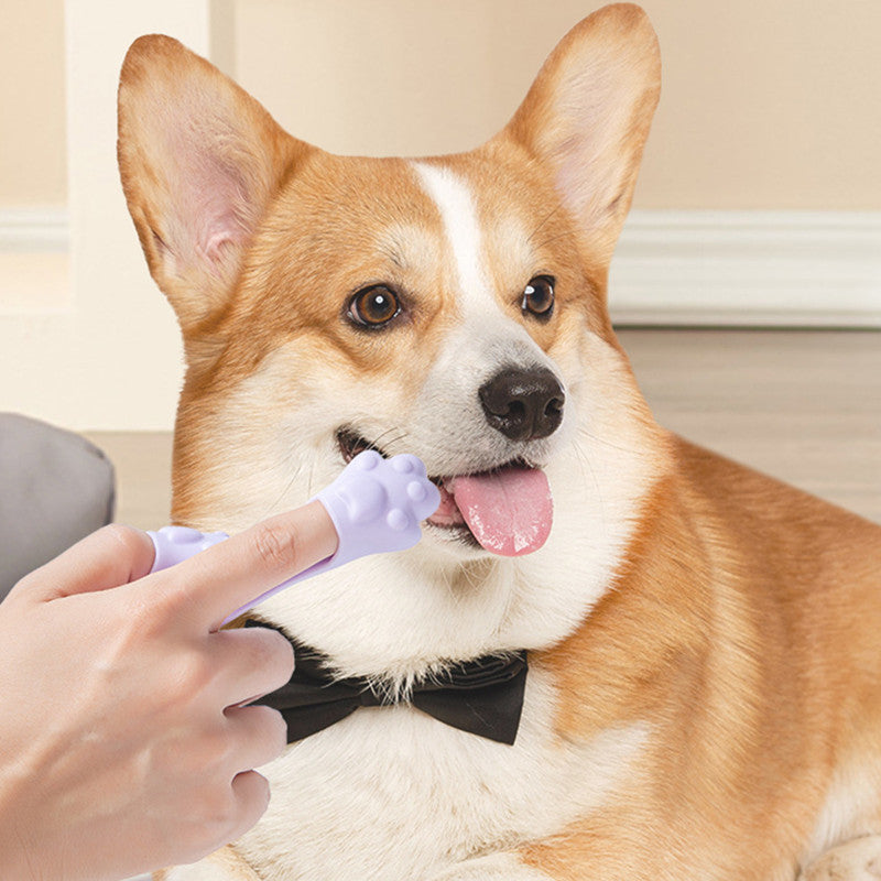 Dog Finger Toothbrush Small Dog Cleaning - Zyrawave