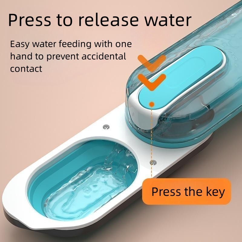 Portable Dog Water Bottle Outdoor Accompanying Pet Walking Drink Wa... - Zyrawave