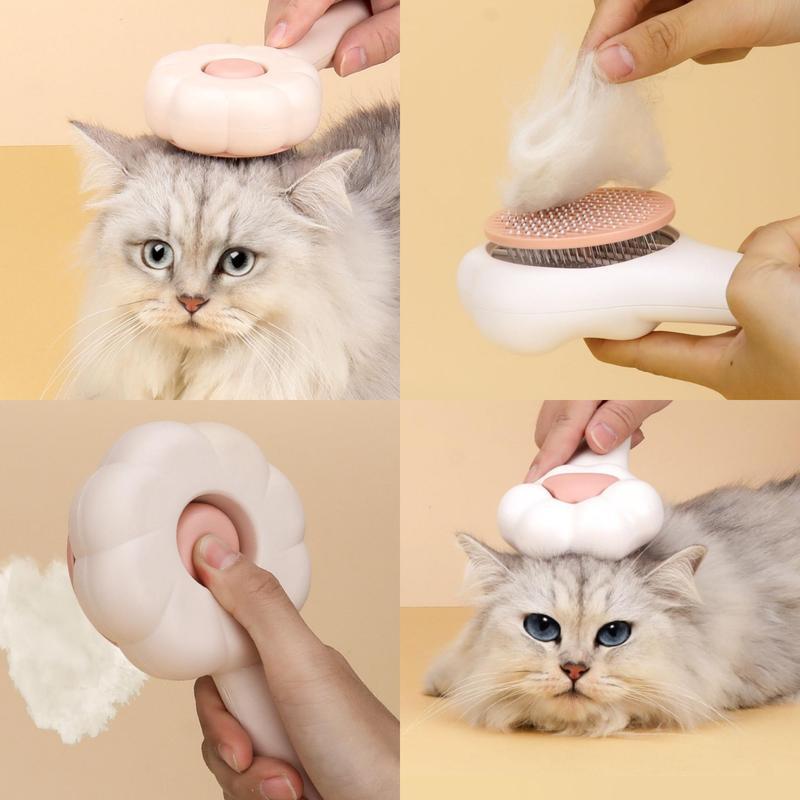 Paw-Shaped Pet Hair Removal Massage Comb – Dog Grooming Brush, Shedding Tool for Pets - Zyrawave