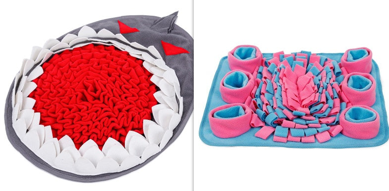 Dog Sniffing Mat Dog Puzzle Toy Pet Snack Feeding Mat Boring Intera... - Zyrawave