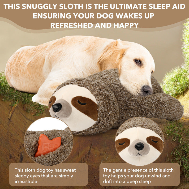 Pet Soothing Plush Toy Training Interactive Toy With Heartbeat Device - Zyrawave