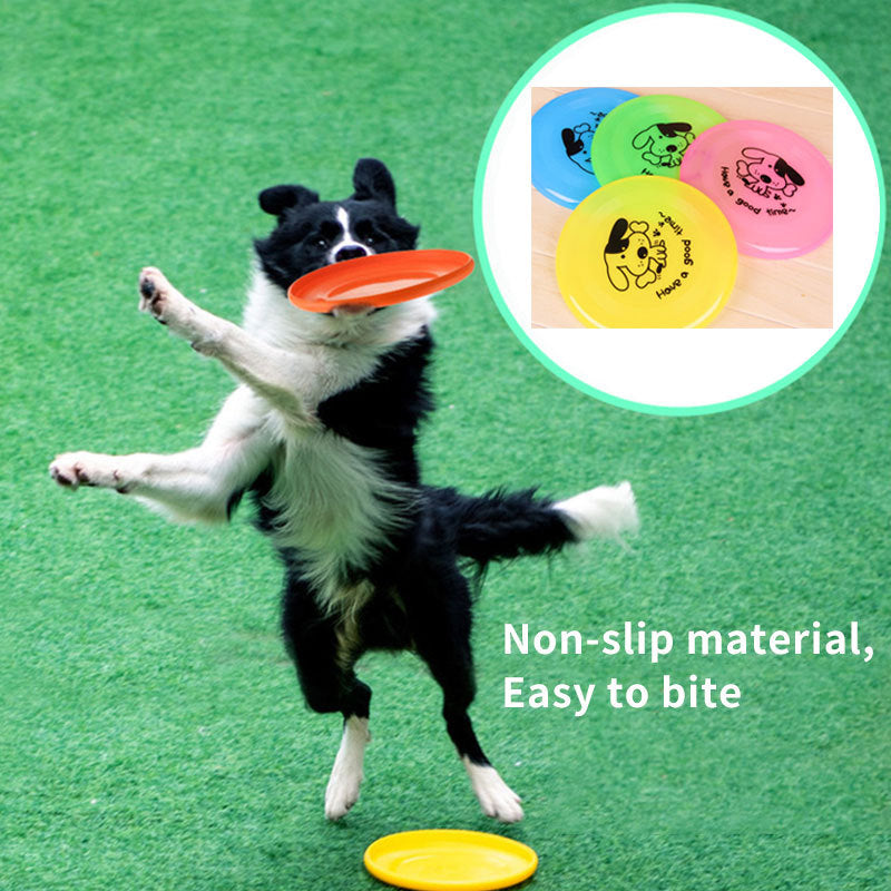Silicone Flying Saucer Funny Pets Dog Cat Toy Dog Game Flying Discs... - Zyrawave