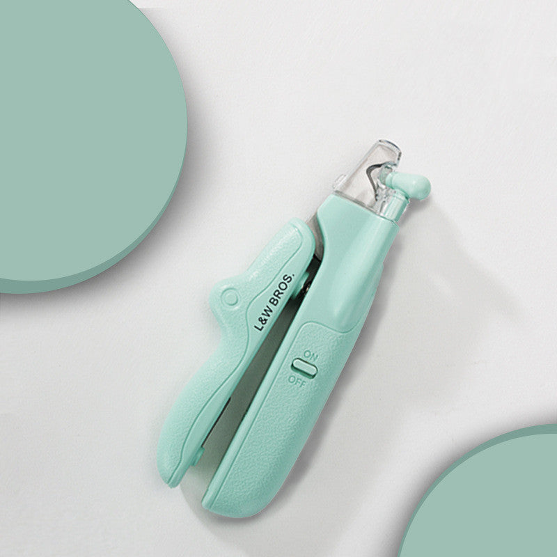 Pet Nail Clippers With LED Light Dogs Cat Nail Scissors Professional Trimmer Tool Care Grooming Supplies - Zyrawave