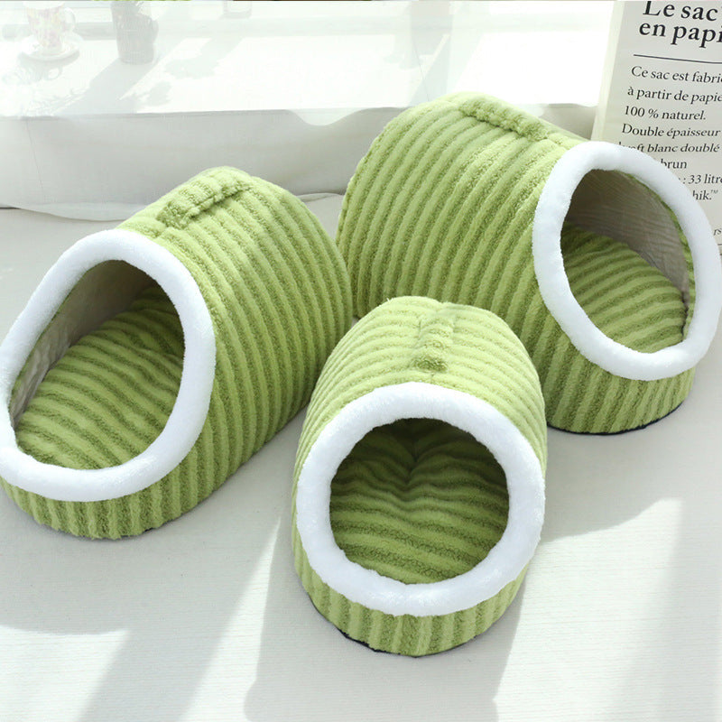 Thickened Three-dimensional Cat Nest Macaron Double-piece Autumn An... - Zyrawave