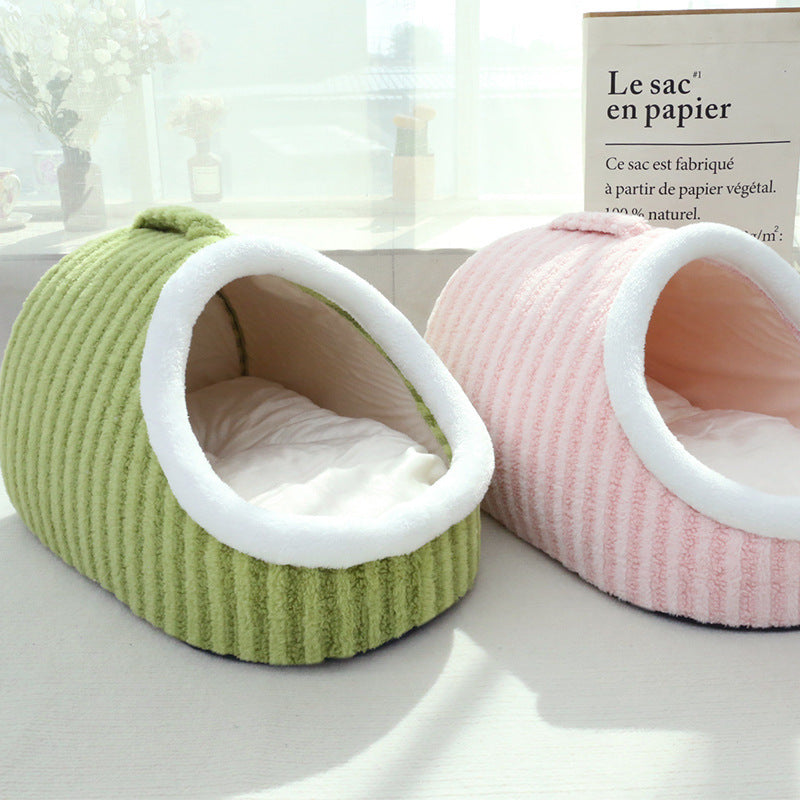 Thickened Three-dimensional Cat Nest Macaron Double-piece Autumn An... - Zyrawave