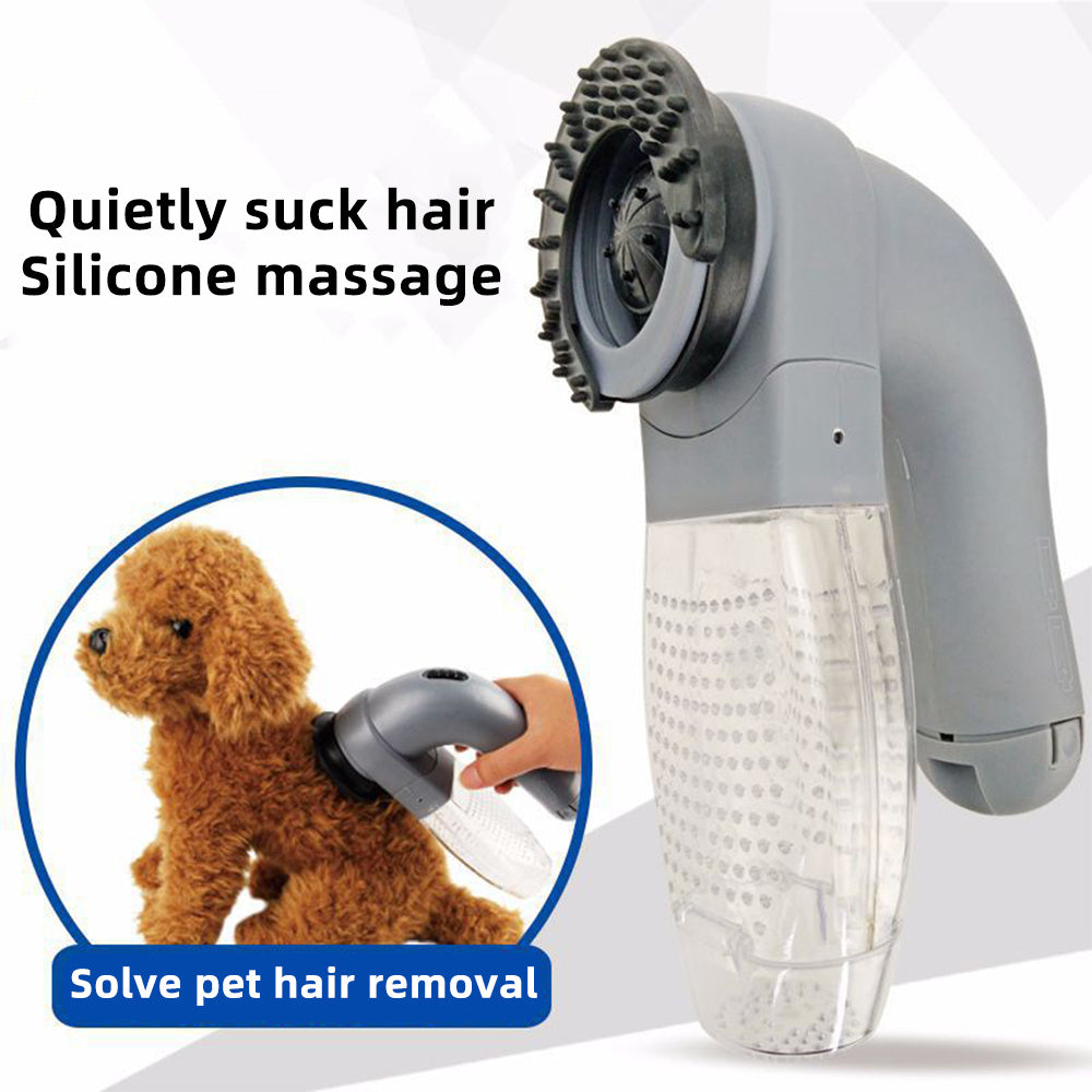 Electric Pet Hair Portable Pet Massage Cleaning Vacuum Cleaner - Zyrawave