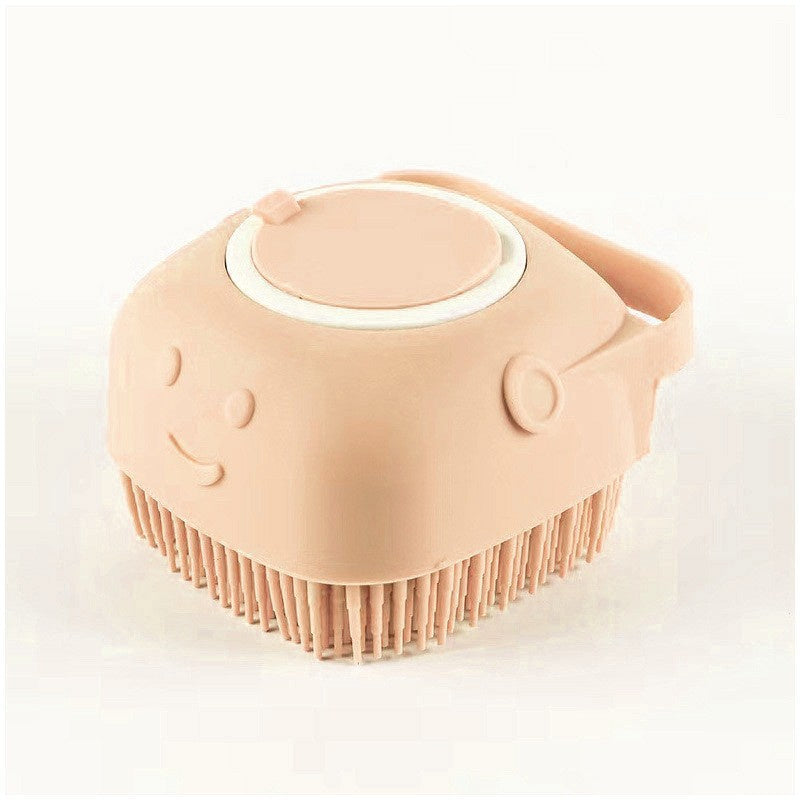 Silicone Dog Bath Massage Gloves Brush Pet Cat Bathroom Cleaning Tool Comb Brush For Dog Can Pour Shampoo Dog Grooming Supplies - Zyrawave