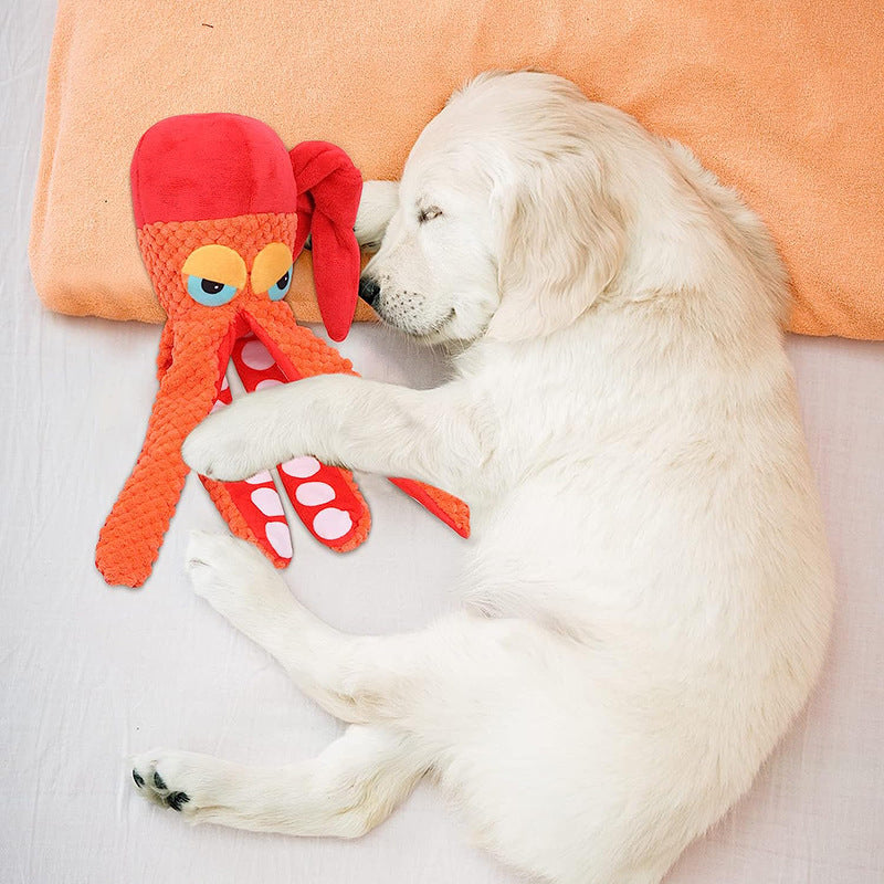 Pet Plush Toy Octopus Dog Puzzle - Zyrawave