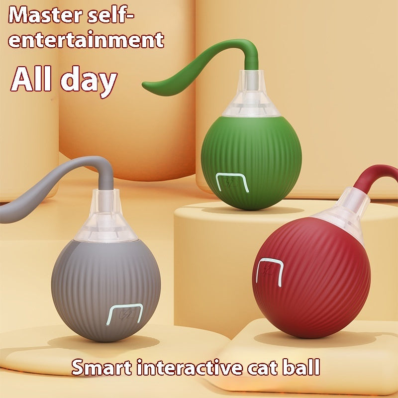 Interactive Cat Toy Ball Super Drive Cat Rolling Ball - Zyrawave