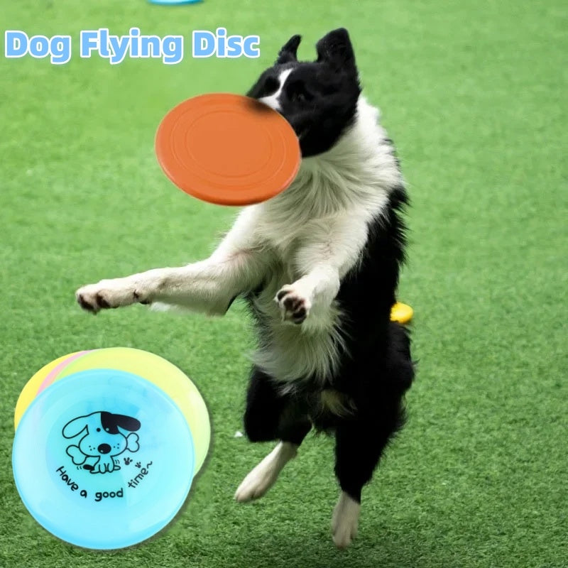 Silicone Flying Saucer Funny Pets Dog Cat Toy Dog Game Flying Discs... - Zyrawave
