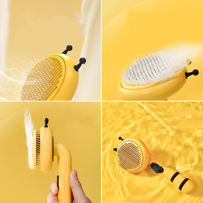 Small Bee Shaped Pet Cat Pin Comb - Zyrawave