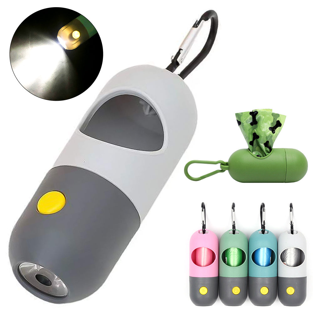 Led Light Pet Waste Bag Dispenser For Dogs Cats Dog Poop Scooper Ba... - Zyrawave