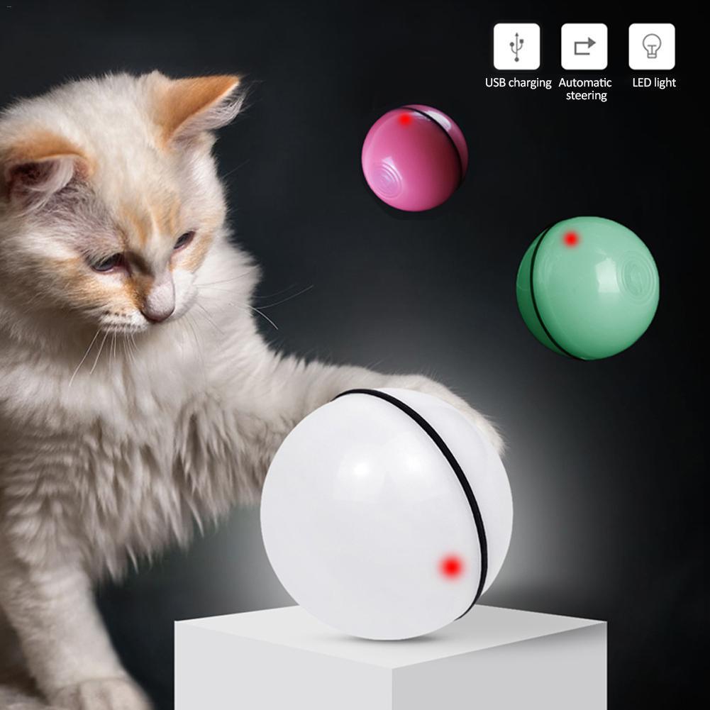 LED Laser Electronic Rolling Pet Funny Cat Toy Ball - Zyrawave