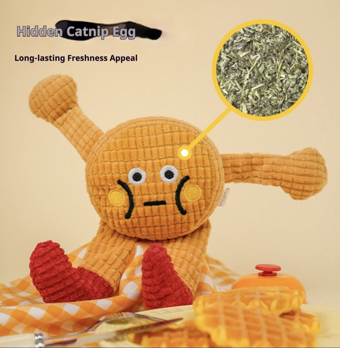 Adorable Squeaky Catnip Toys For Your Cat Or Dog, Perfect For Solo ... - Zyrawave
